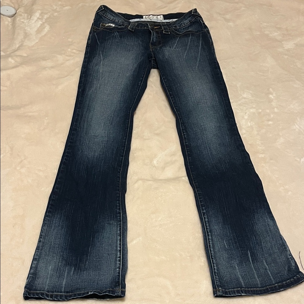 Baby Phat Dark Blue Flare Jeans